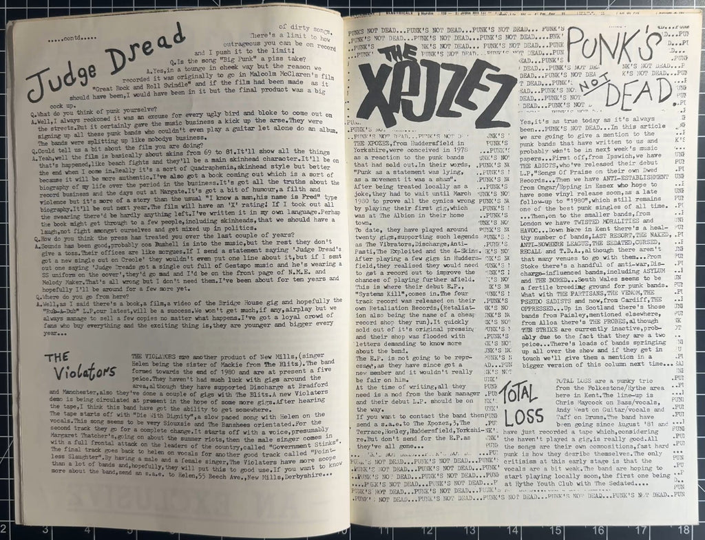 Rare 1981 UK Zine - New Mania No.5 (fka ready-to-ruck) Excellent Condition