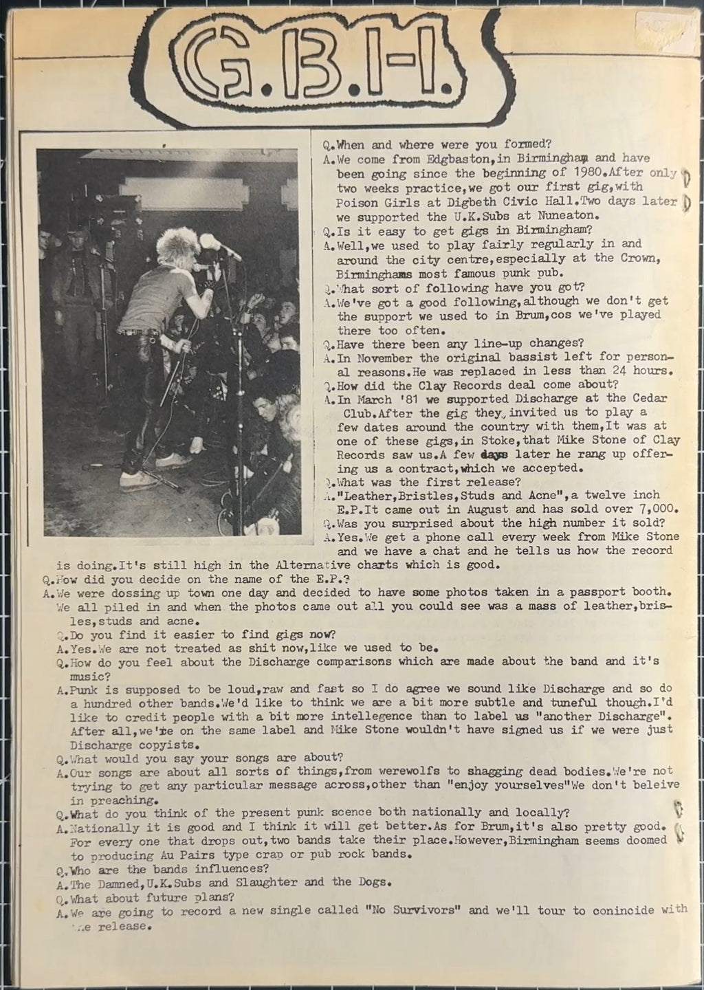 Rare 1981 UK Zine - New Mania No.5 (fka ready-to-ruck) Excellent Condition