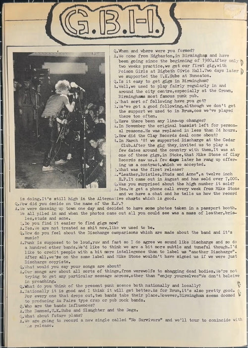 Rare 1981 UK Zine - New Mania No.5 (fka ready-to-ruck) Excellent Condition