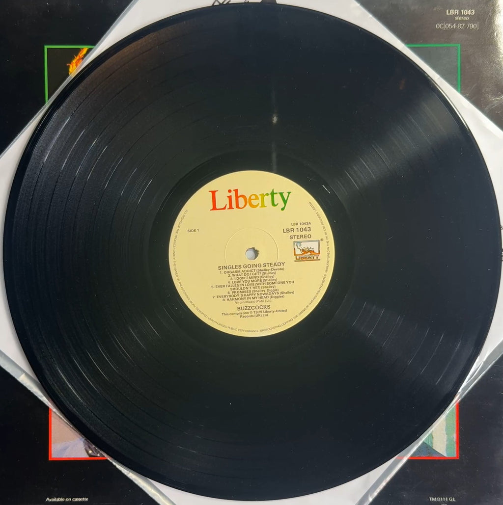 Buzzcocks Singles Going Steady 1981 UK JA/BILBO Cut VG+/VG+ Orig Price Tag!