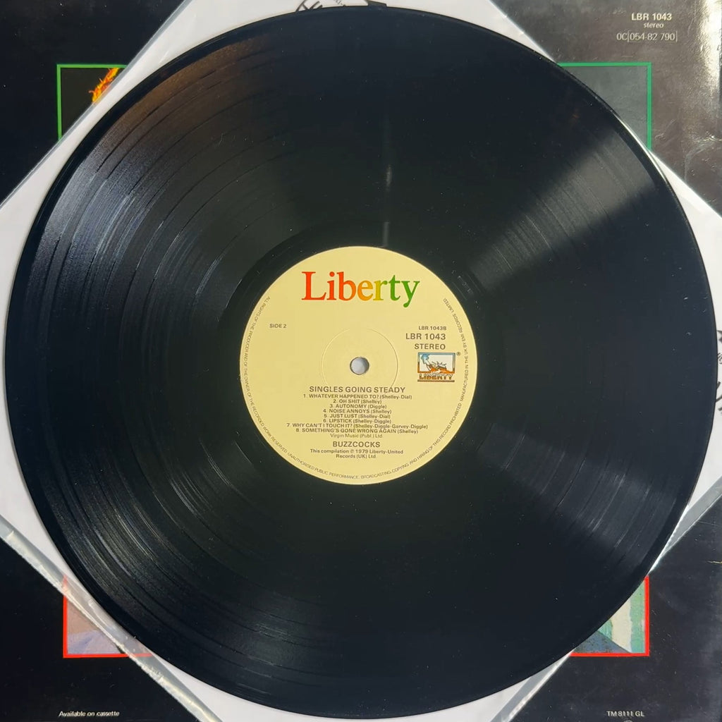Buzzcocks Singles Going Steady 1981 UK JA/BILBO Cut VG+/VG+ Orig Price Tag!
