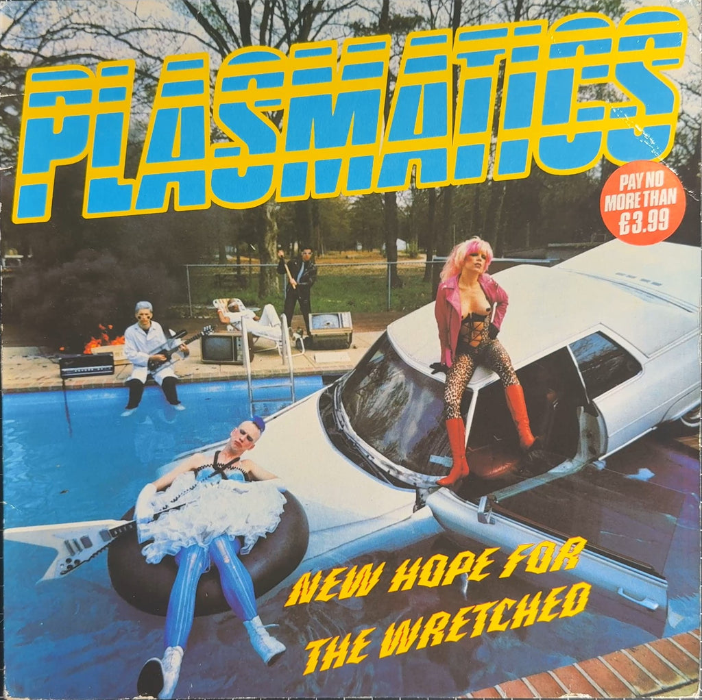 Plasmatics New Hope For The Wretched 1980 UK 1st Press VG+ Orange Vomit Vinyl