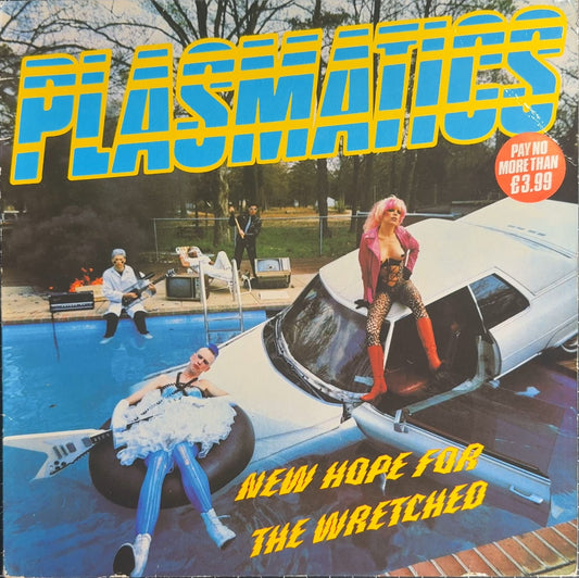 Plasmatics New Hope For The Wretched 1980 UK 1st Press VG+ Orange Vomit Vinyl