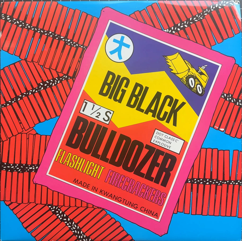 Big Black - Bulldozer 1992 Euro 12" EP + Orig Poster & Insert VG+/VG+