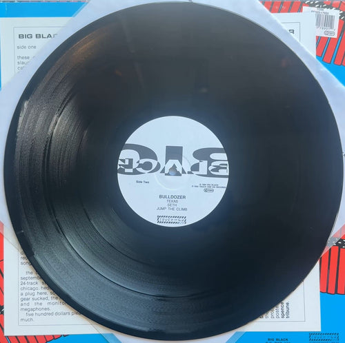 Big Black - Bulldozer 1992 Euro 12" EP + Orig Poster & Insert VG+/VG+
