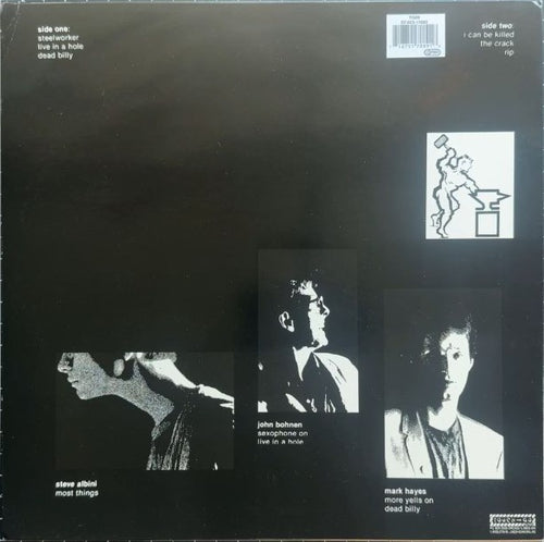 Big Black - Lungs 1992 Euro 12" EP w Insert VG+/VG+ (Steve Albini)