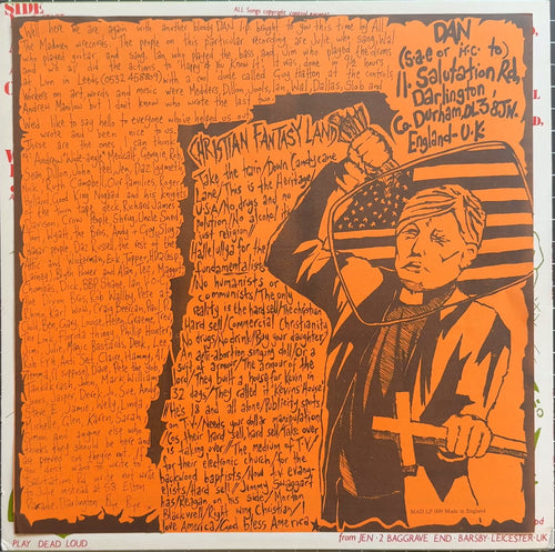 Dan An Attitude Hits 1987 UK 1st Press w Original Insert VG+/VG+