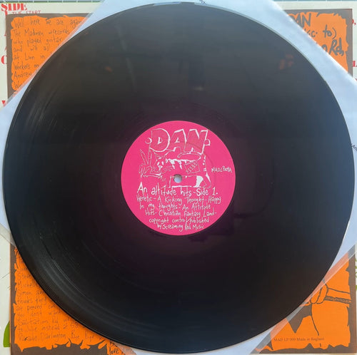 Dan An Attitude Hits 1987 UK 1st Press w Original Insert VG+/VG+