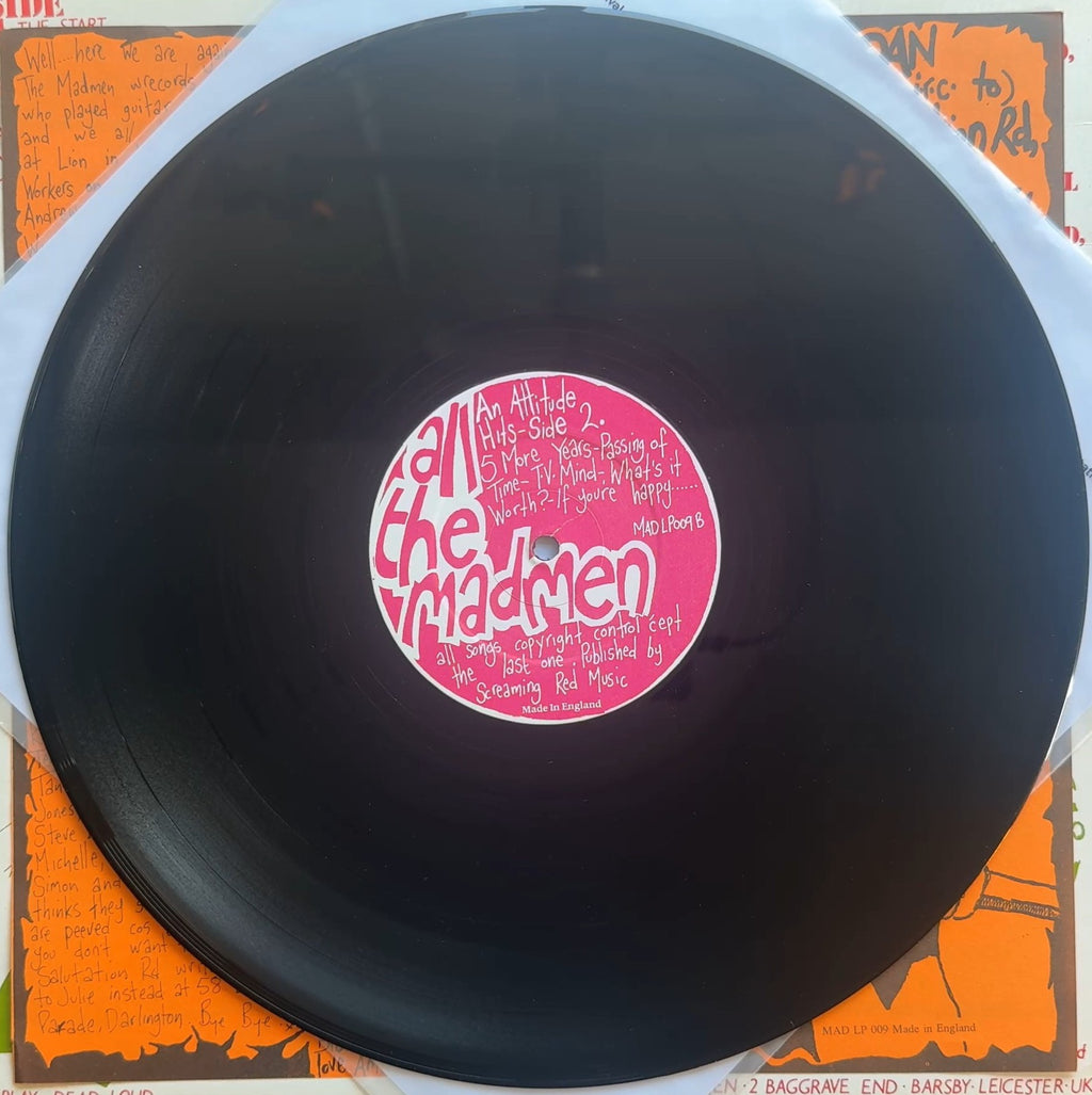 Dan An Attitude Hits 1987 UK 1st Press w Original Insert VG+/VG+