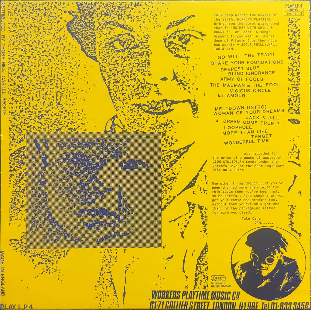 Dan Mother With Child & Bunny 1988 UK 1st Press + Booklet VG+/VG+