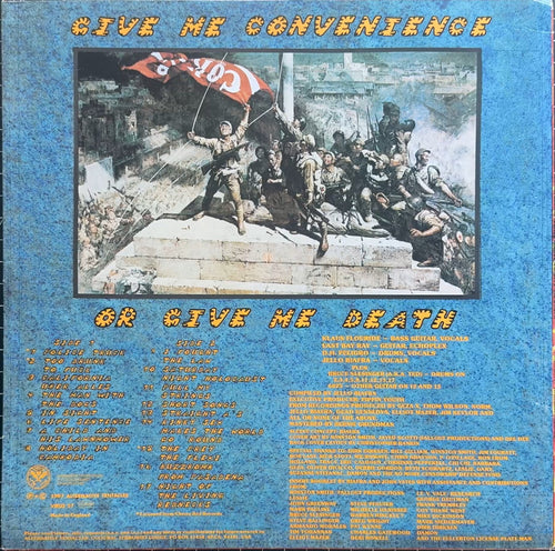 Dead Kennedys Give Me Convenience Or Give Me Death 1987 UK Insert + Flexi