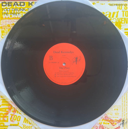Dead Kennedys Too Drunk To Fuck 12" 1981 UK 1st Press / SNA Press