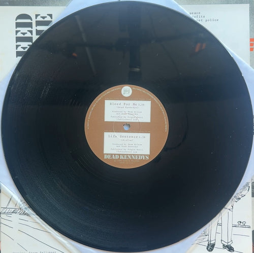 Dead Kennedys Bleed For Me 12" 1982 UK 1st Press w Orig Insert