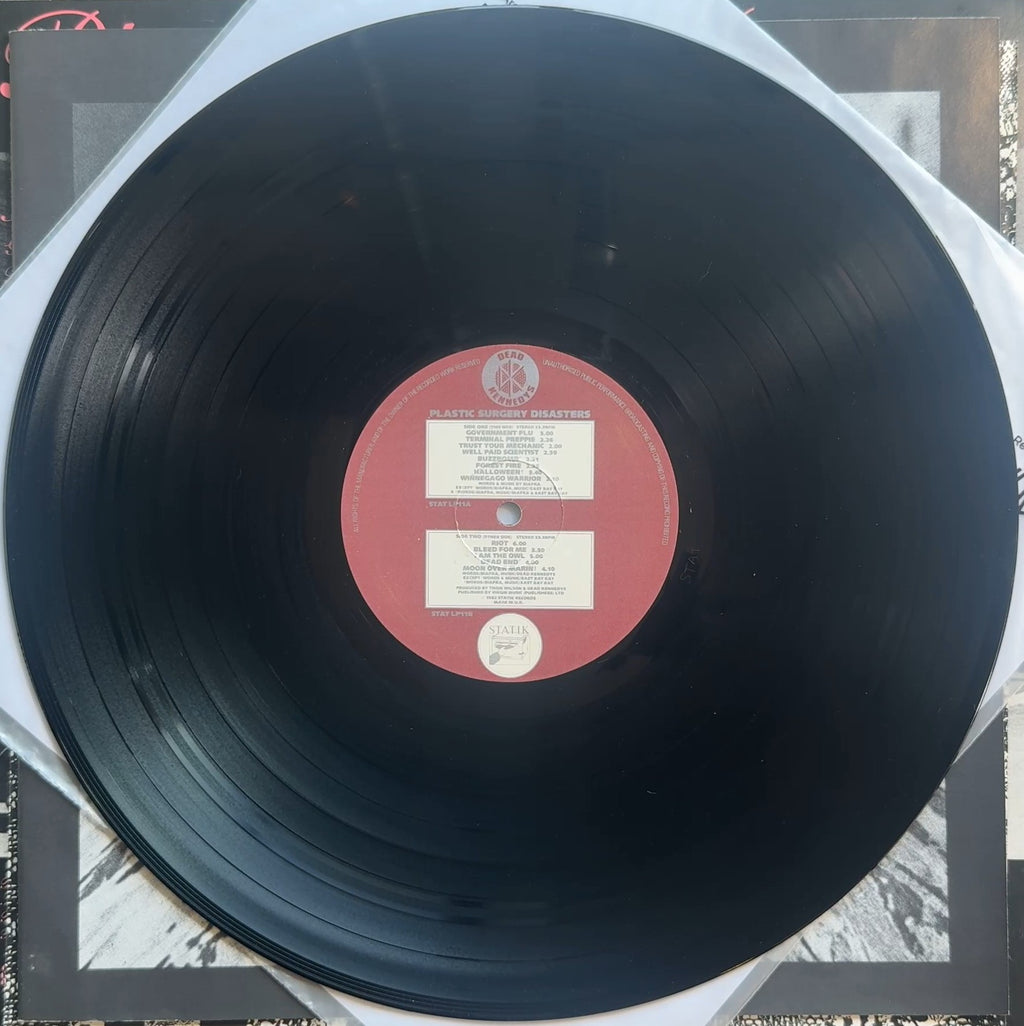 Dead Kennedys Plastic Surgery Disasters 1981 UK 1st ISS Pressing Both Inserts