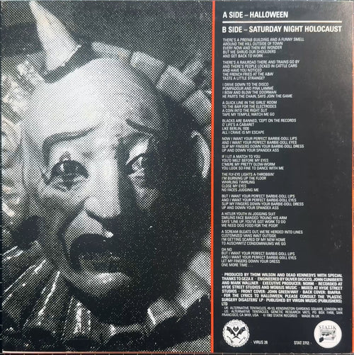Dead Kennedys Halloween 1982 UK 1st Press VG+/VG+
