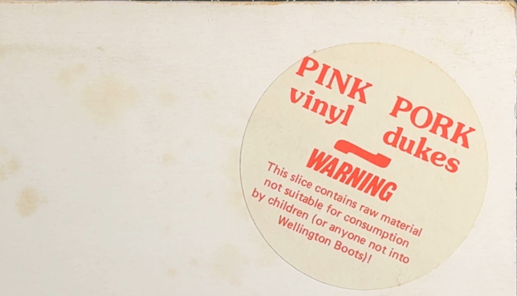Pork Dukes Pink Pork 1978 UK 1st Press Pink Vinyl + 2 Orig Inserts