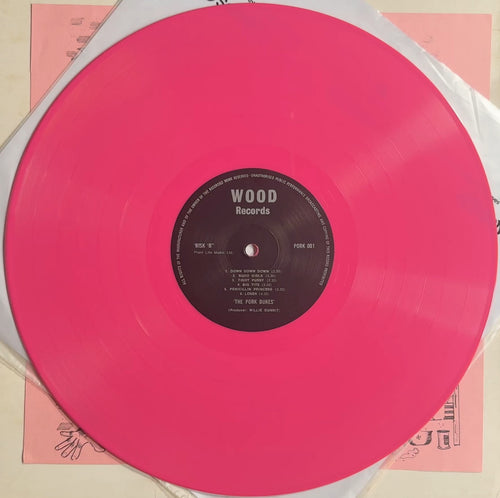 Pork Dukes Pink Pork 1978 UK 1st Press Pink Vinyl + 2 Orig Inserts