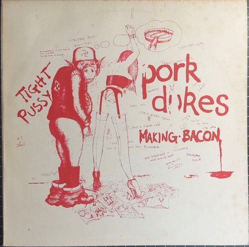 Pork Dukes Making Bacon c/w Tight Pussy 1977 UK 12" Yellow Vinyl