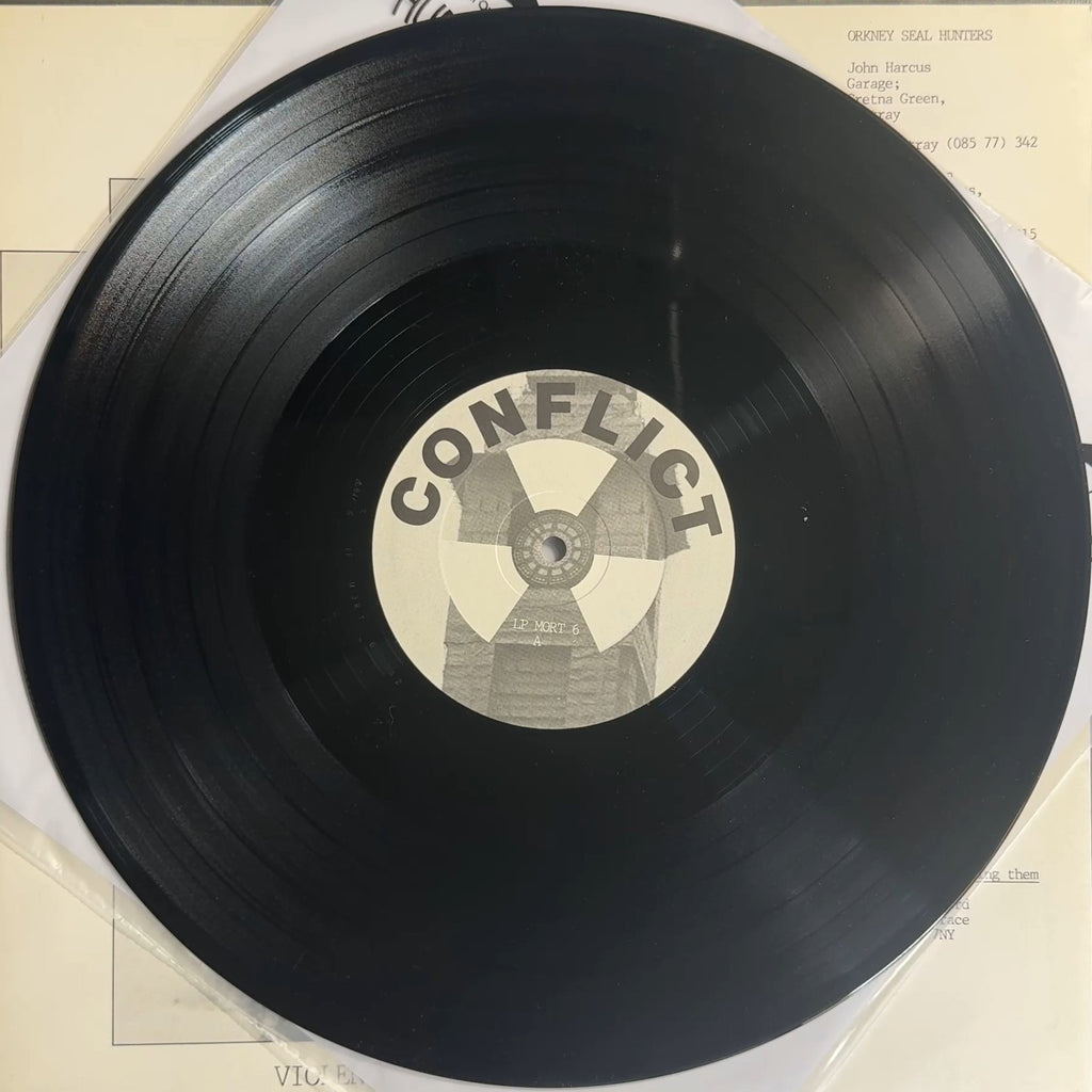 Conflict Increase The Pressure 1984 UK 1st Press "Special Cut" VG+/VG+