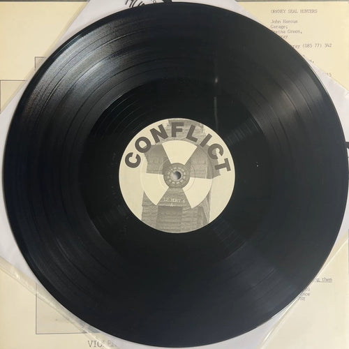 Conflict Increase The Pressure 1984 UK 1st Press "Special Cut" VG+/VG+