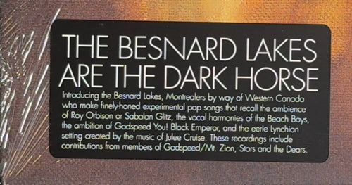 Besnard Lakes Are The Dark Horse 2007 1st Press SEALED/NM