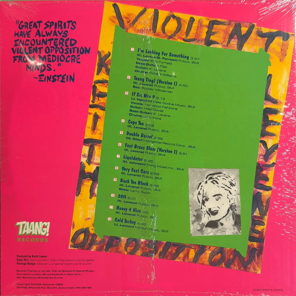 Keith Levene Violent Opposition 1989 US 1st Press SEALED/NM (Clash, PIL)