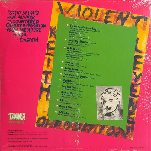 Keith Levene Violent Opposition 1989 US 1st Press SEALED/NM (Clash, PIL)