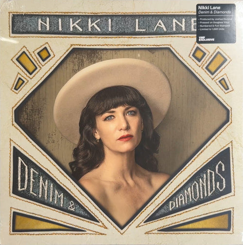 Nikki Lane Denim & Diamonds SEALED/NM #'d Ltd Edtn 2022 1st Press Seaglass Vinyl