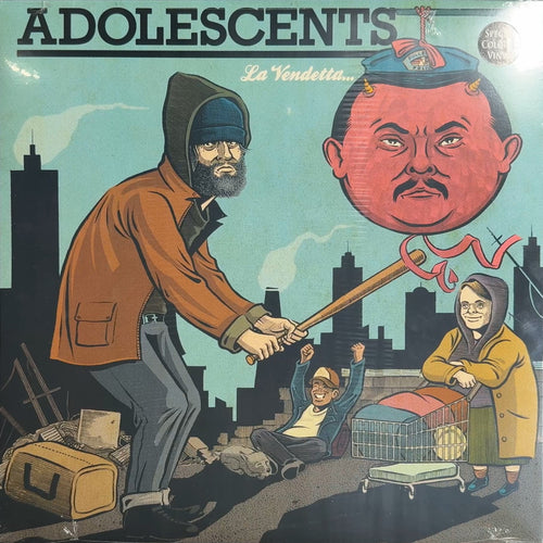 Adolescents La Vendetta... SEALED/NM 2014 US 1st Press Blue Marble Vinyl