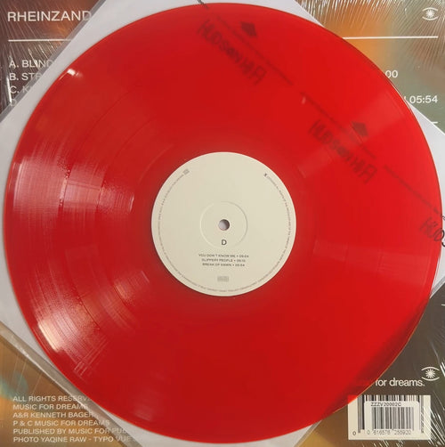 Rheinzand 2020 UK 1st Press Ltd Edtn 2xLP Red Vinyl VG+/VG+