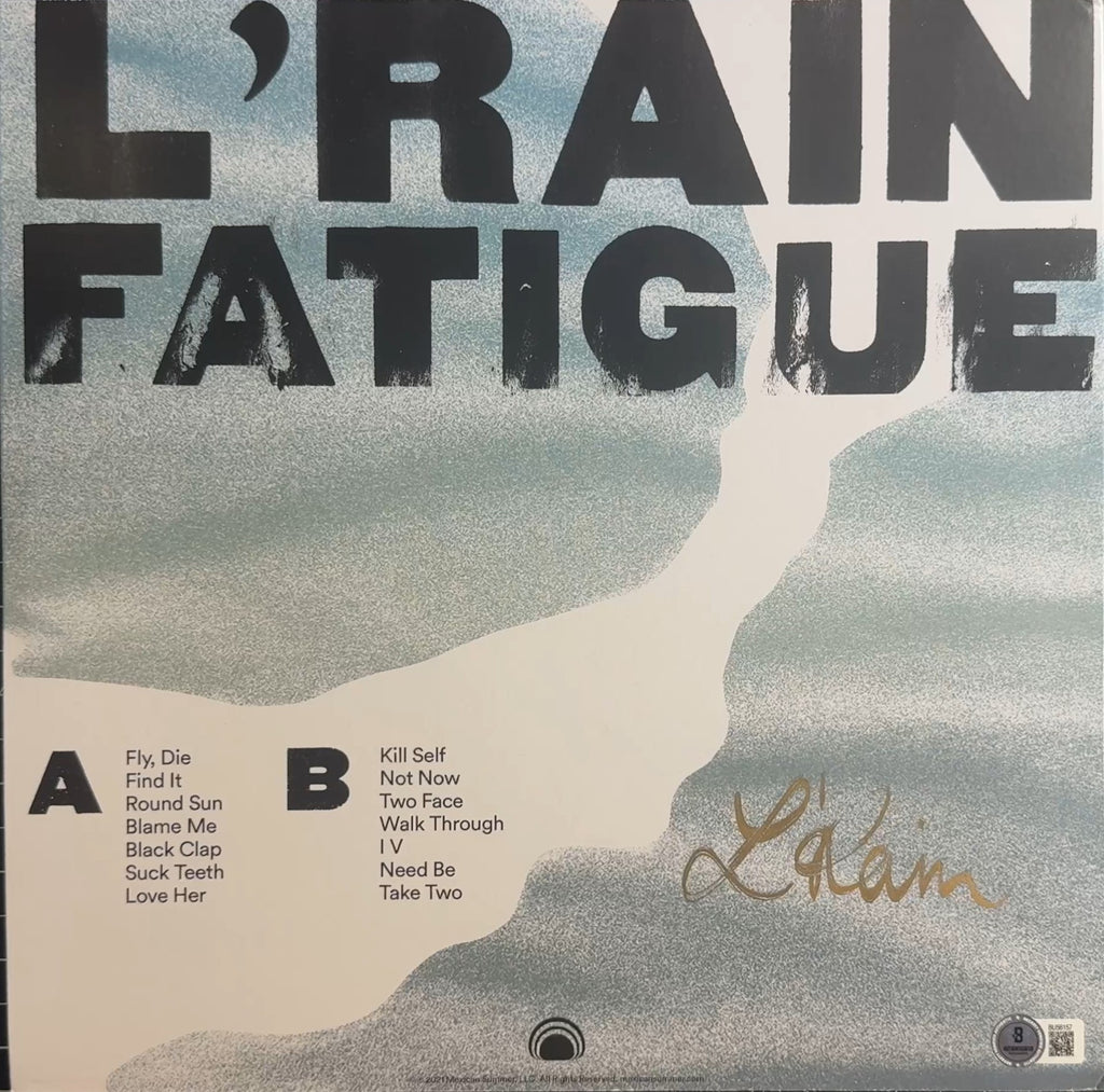 AUTOGRAPH L'Rain Fatigue 2021 Ltd Edtn (50 Copies) w/ Beckett COA VG+