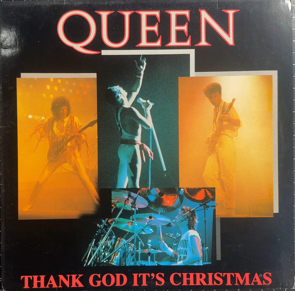 Queen Thank God It's Christmas 1984 Euro 1st Press 12" Maxi VG+/VG+