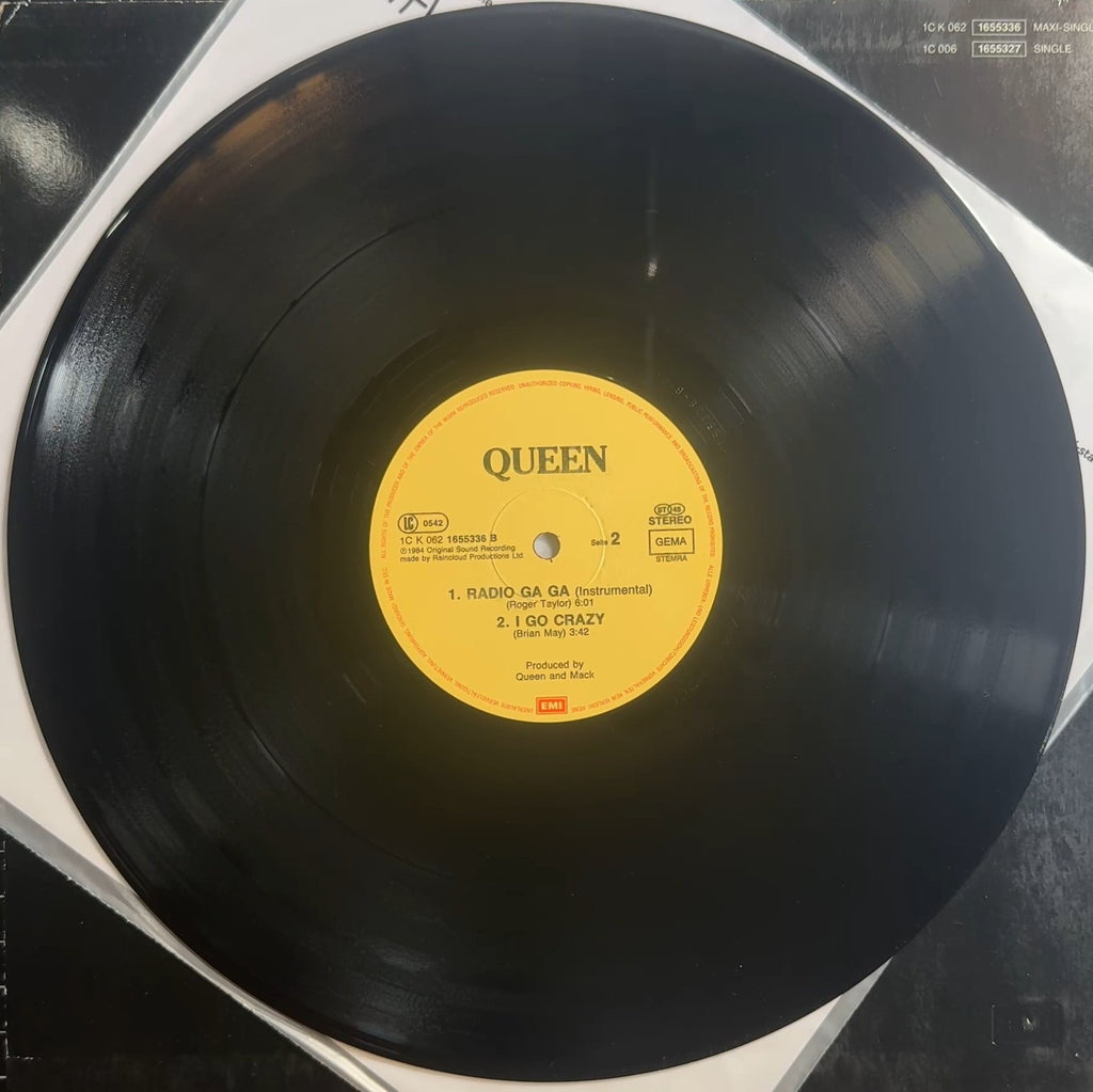 Queen Radio Ga Ga 1984 German 1st Press 12" Maxi Single VG+/VG