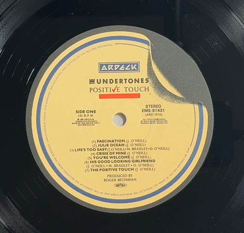 The Undertones Positive Touch 1981 Japan 1st Press + Obi & Insert VG+/VG+