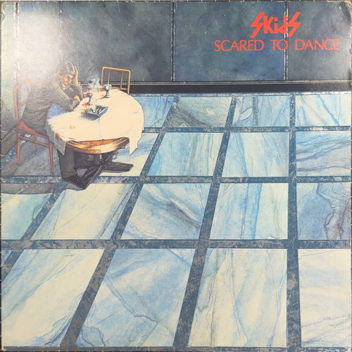Skids Scared To Dance 1979 UK 1st Embossed Sleeve + Newspaper