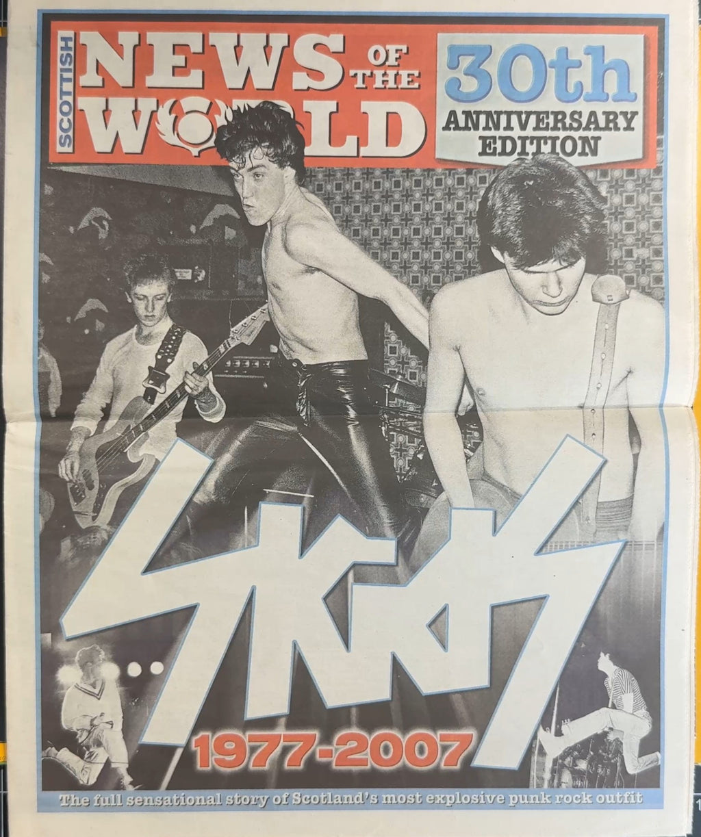 Skids Days In Europa 1979 UK 1st Press + Orig Insert + Newspaper