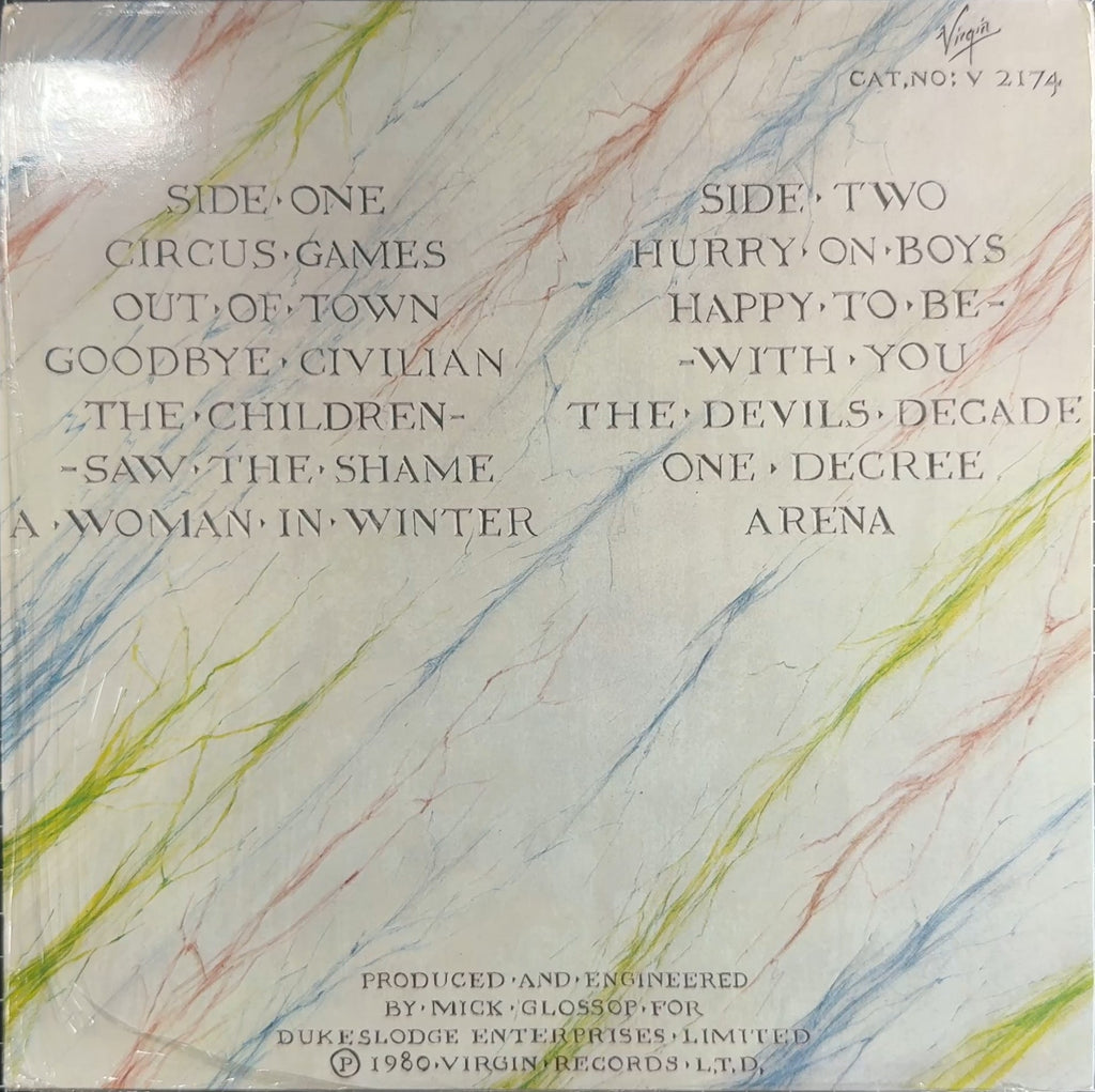 Skids The Absolute Game 1980 UK 1st Edition Embossed + Free Album