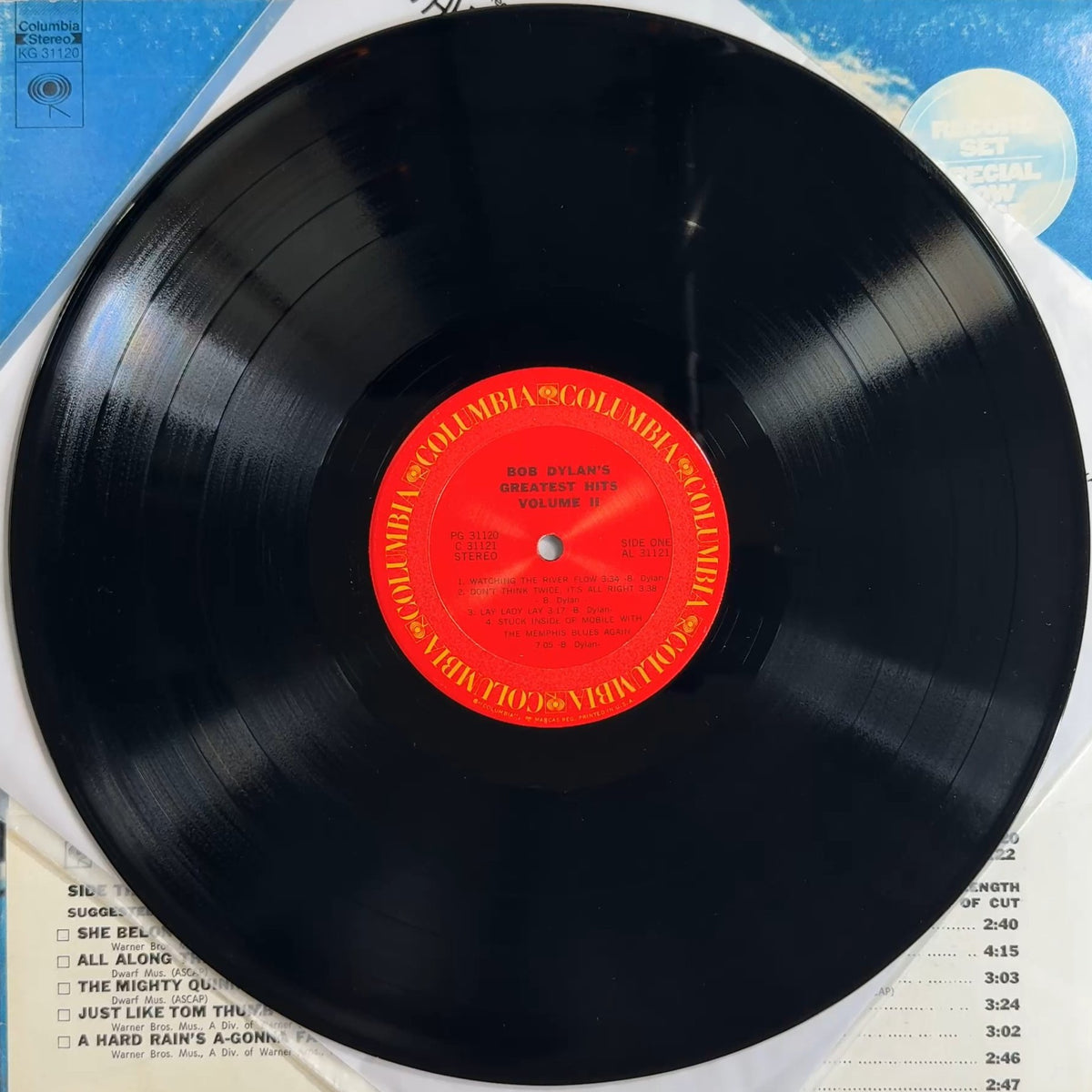 Bob Dylan Greatest Hits Vol II US Radio Demo Copy VG+/VG+