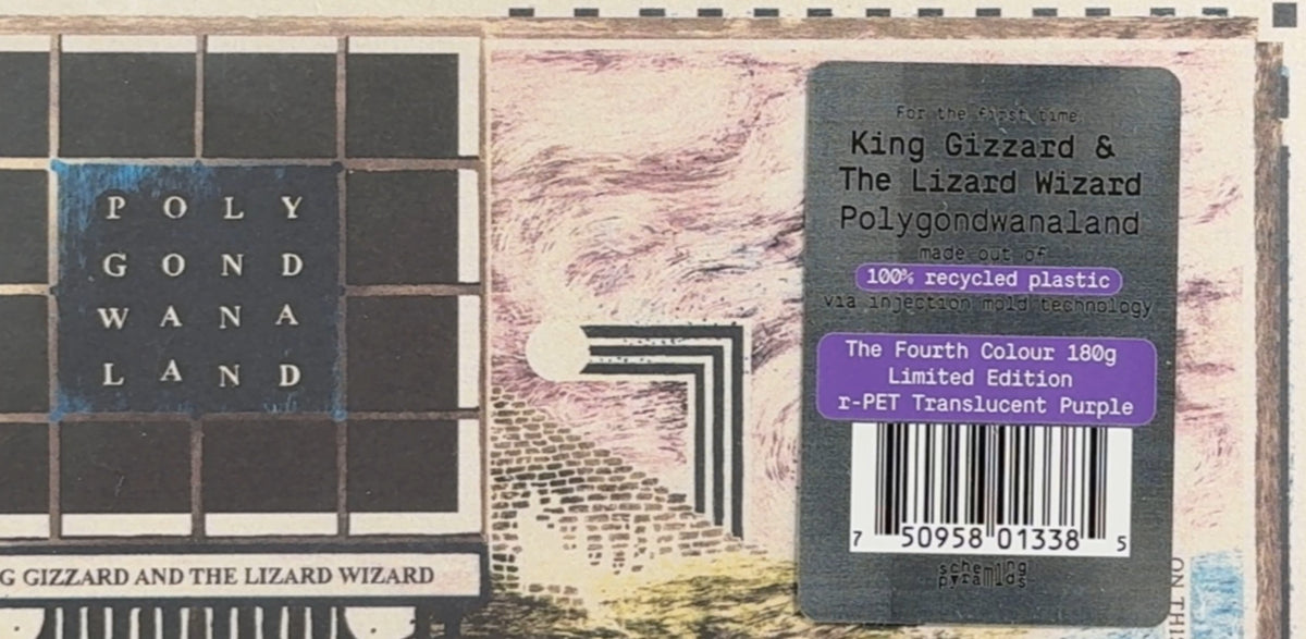 King Gizzard & The Lizard Wizard Polygondwanaland Special & Limited Edition 180g Purple Vinyl