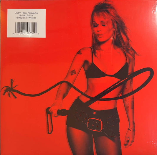 Miley Cyrus Bass Persuades 2026 US Pomegranate Vinyl Limited Edition 2500 Alt Art Gatefold Poster Sealed New NM