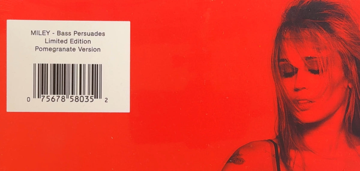 Miley Cyrus Bass Persuades 2026 US Pomegranate Vinyl Limited Edition 2500 Alt Art Gatefold Poster Sealed New NM