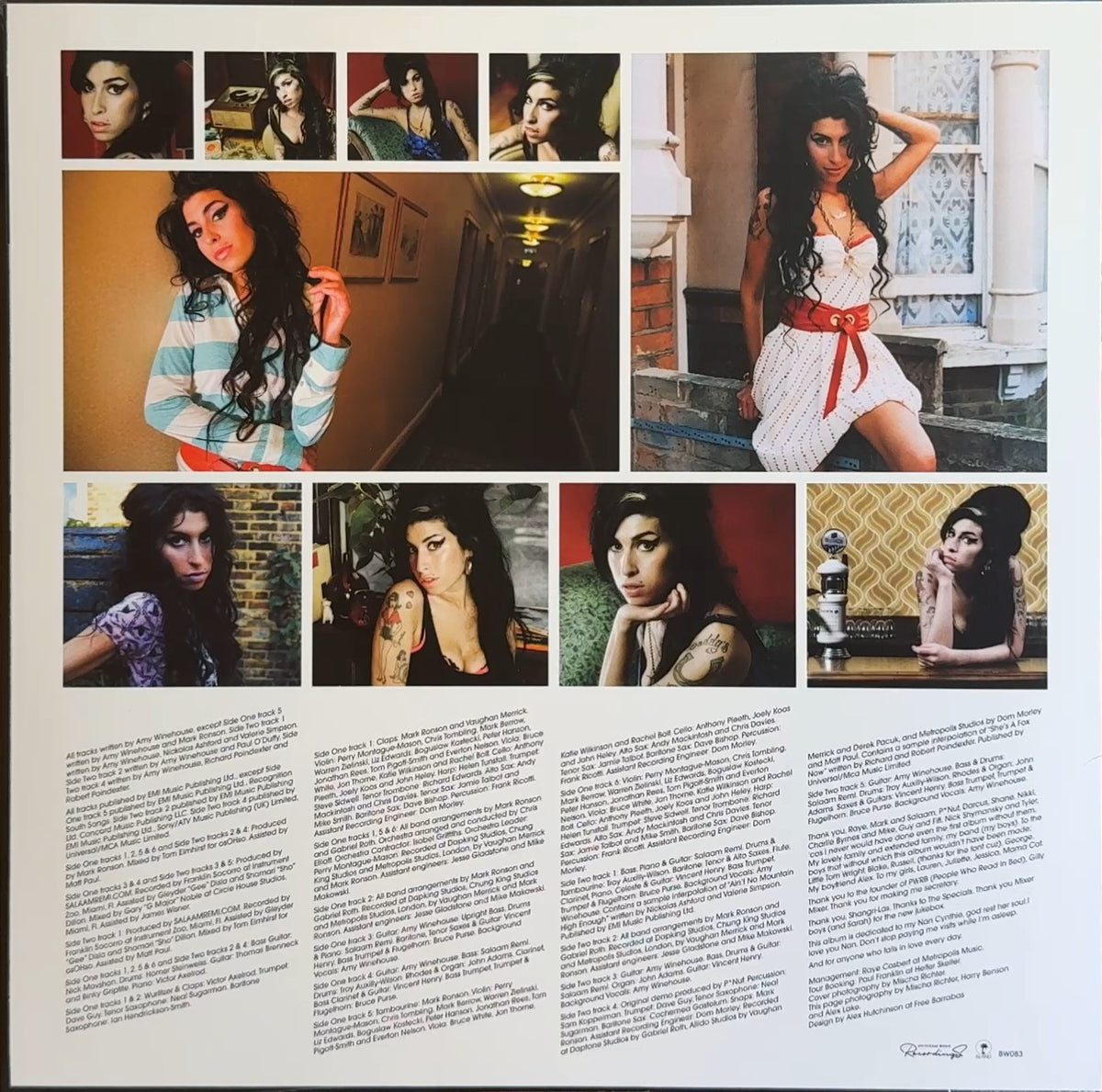 Amy Winehouse Back To Black 20th Anniversary Edition - Limited Edition Flower Filled Clear Vinyl (Bad World BW083)