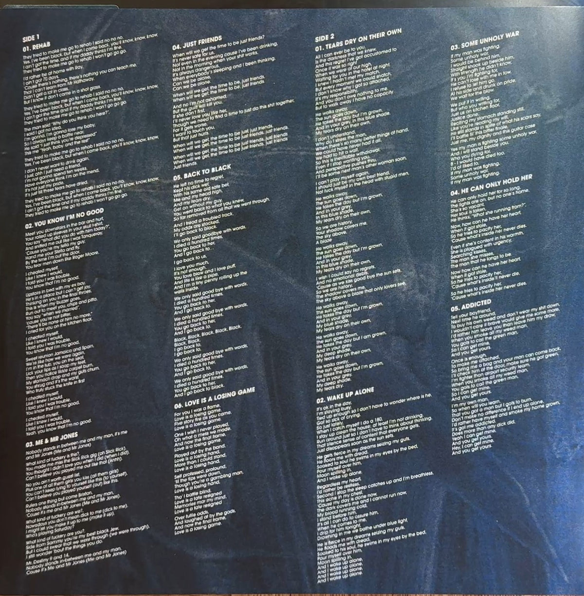 Amy Winehouse Back To Black 20th Anniversary Edition - Limited Edition Flower Filled Clear Vinyl (Bad World BW083)