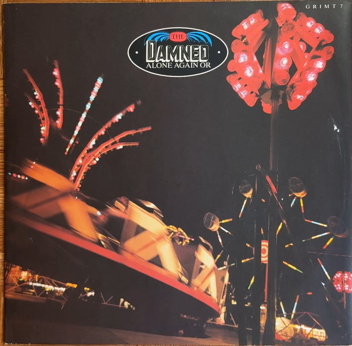 The Damned Alone Again Or 1987 UK 1st Press 12" Single VG+ VG+